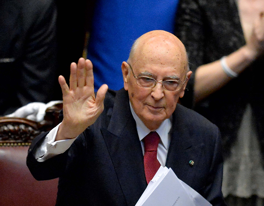 Napolitano saluta