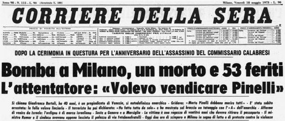 Strage questura milano sentenza corriere della sera