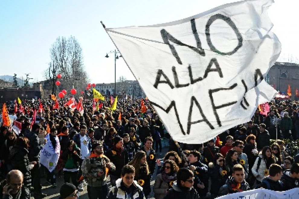 No alla mafia manif