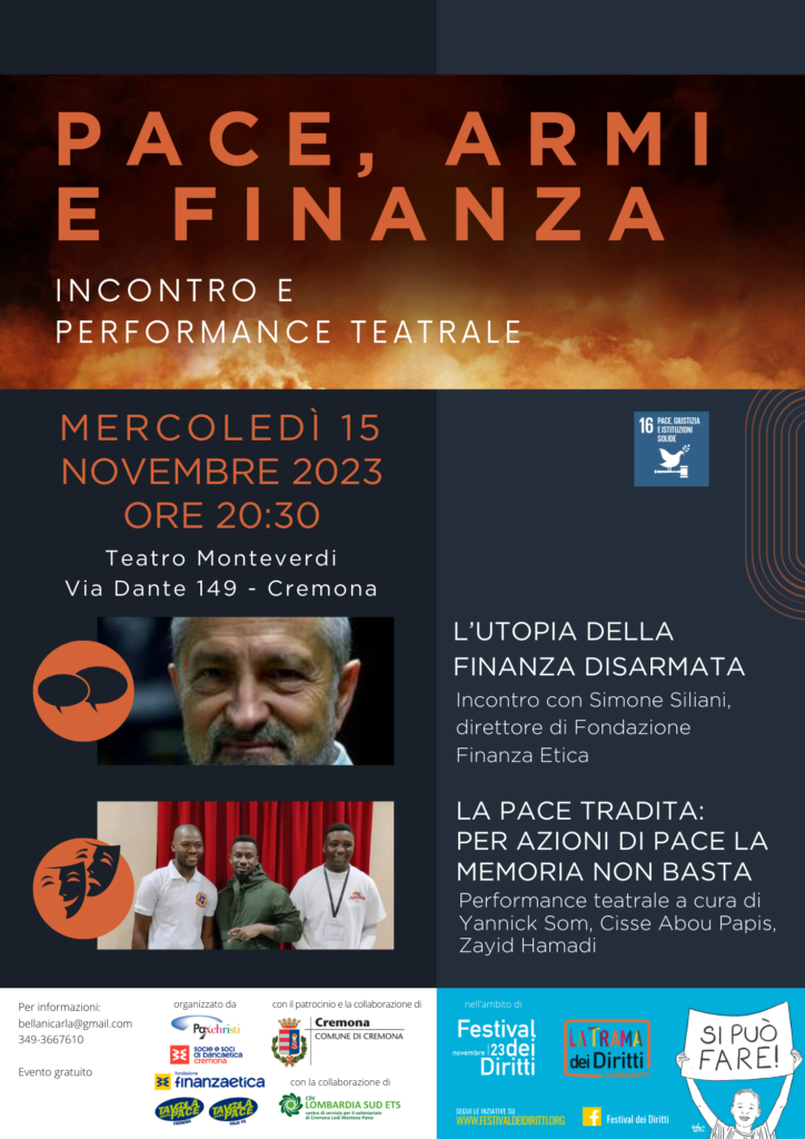 Pace armi e finanza cr