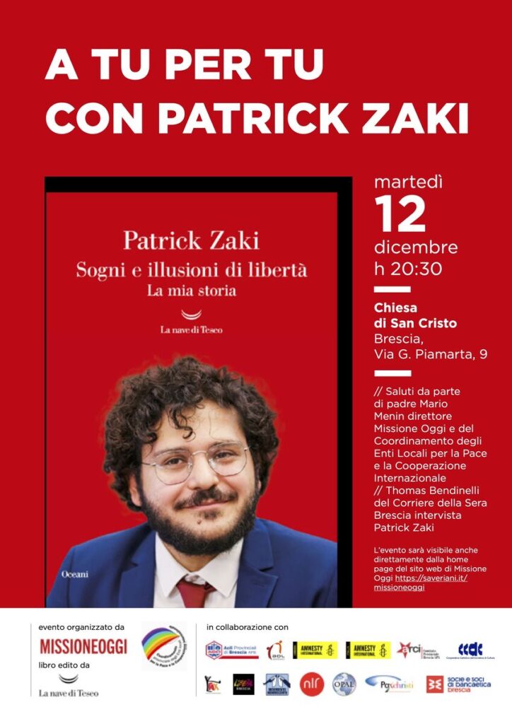 A tu per tu con patrick zaki