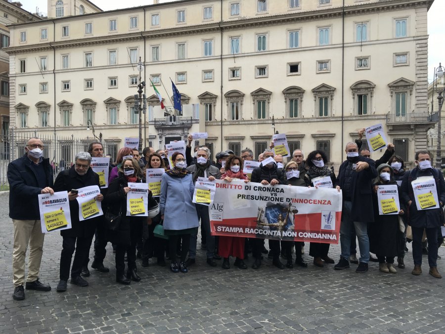 Foto fnsi palazzo chigi