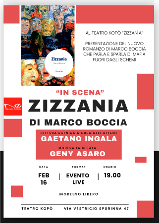 ZIZZANIA BOCCIA LOCANDINA 16FEBBRAIO