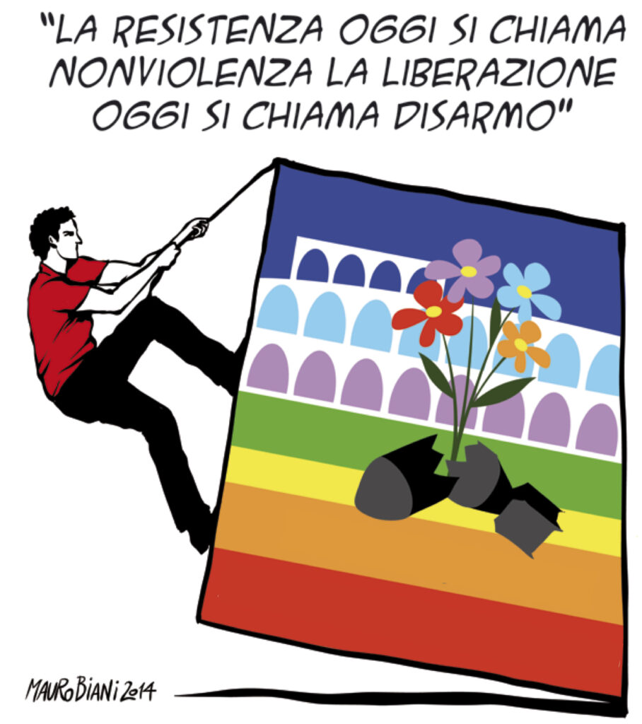 25 aprile Resistenza Nonviolenza Liberazione Disarmo biani