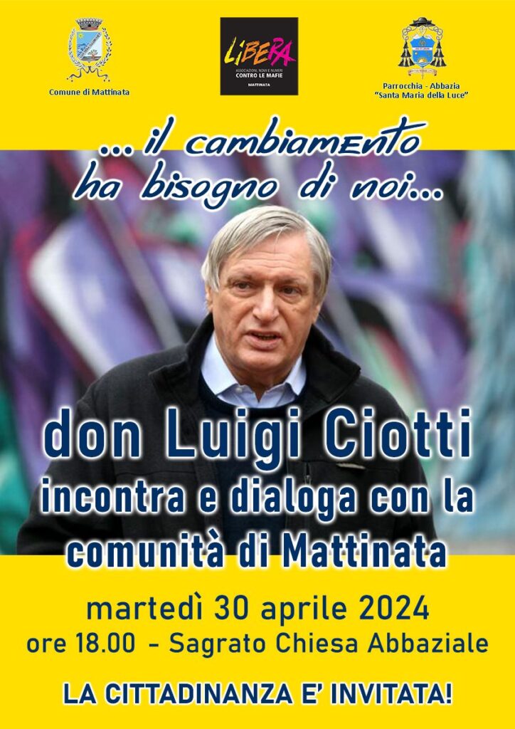 Manifesto ciotti mattinata