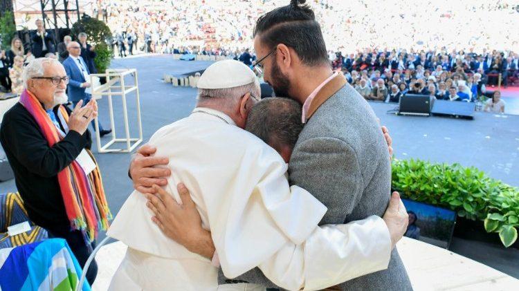 Papa francesco arena