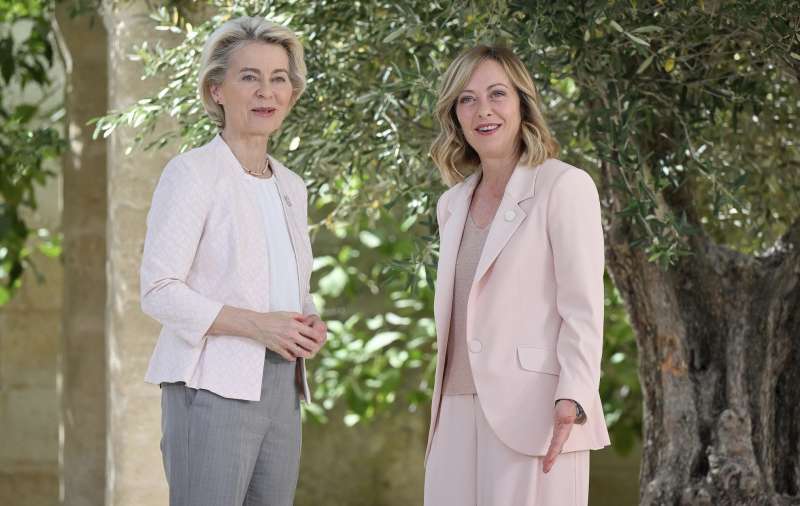 Ursula von der leyen giorgia meloni