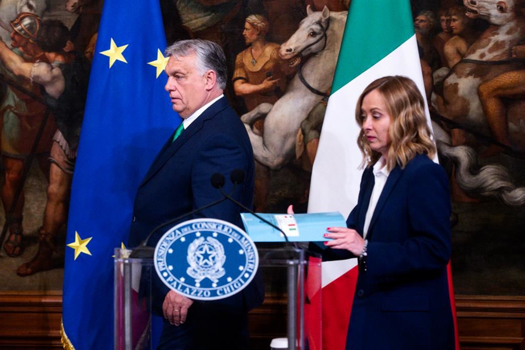 Meloni Orban