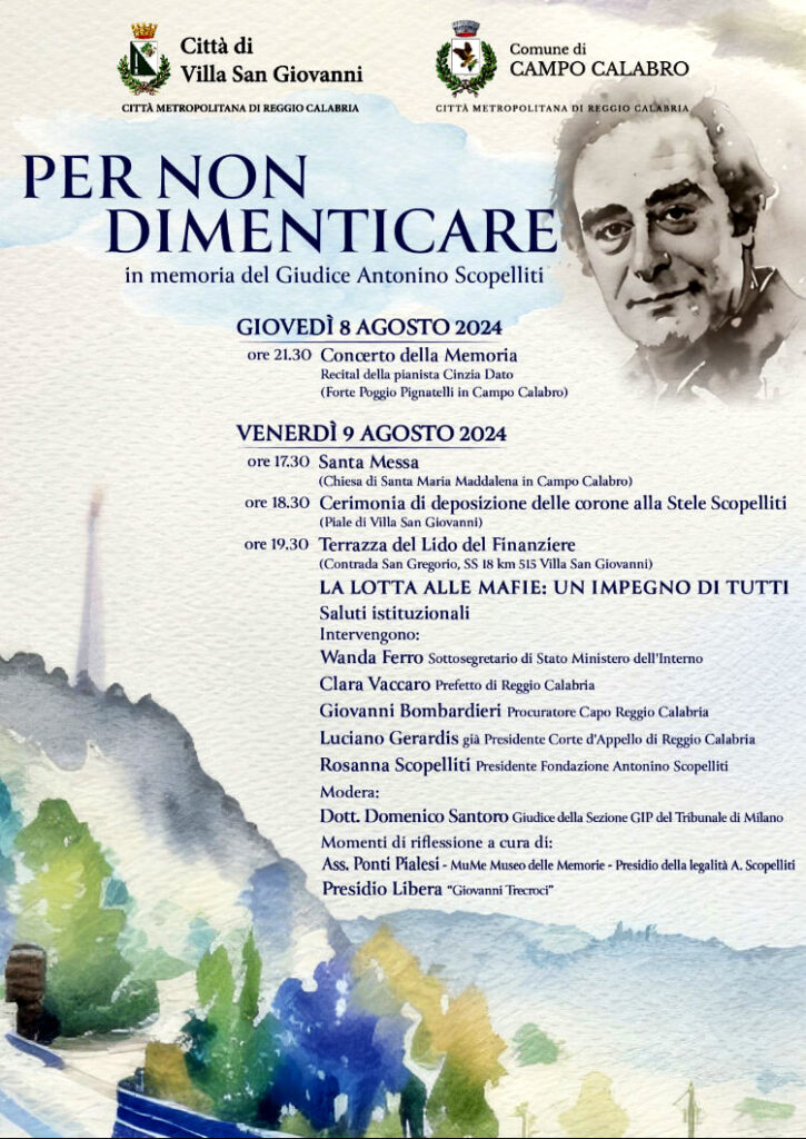 Commemorazioni scopelliti 2024