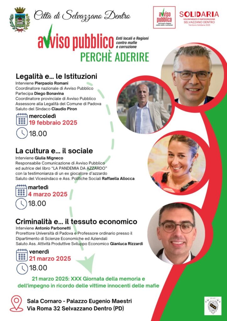 Locandina Incontri Percorso per Adesione ad Avviso Pubblico