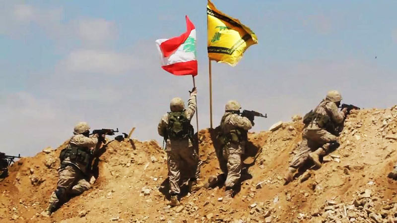 Hezbollah miliziani alla frontiera con Israele