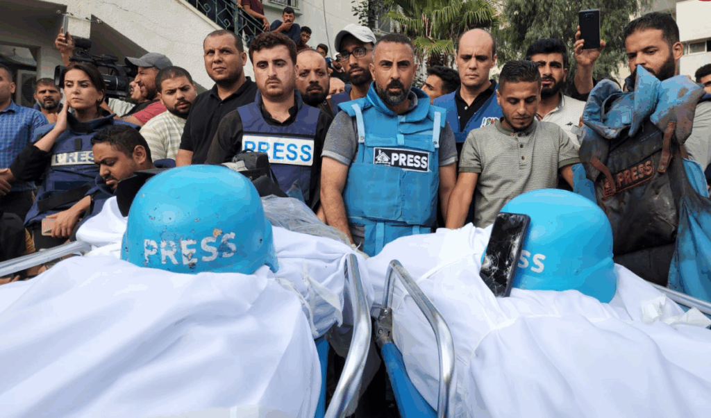 Journalists Funeral gaza