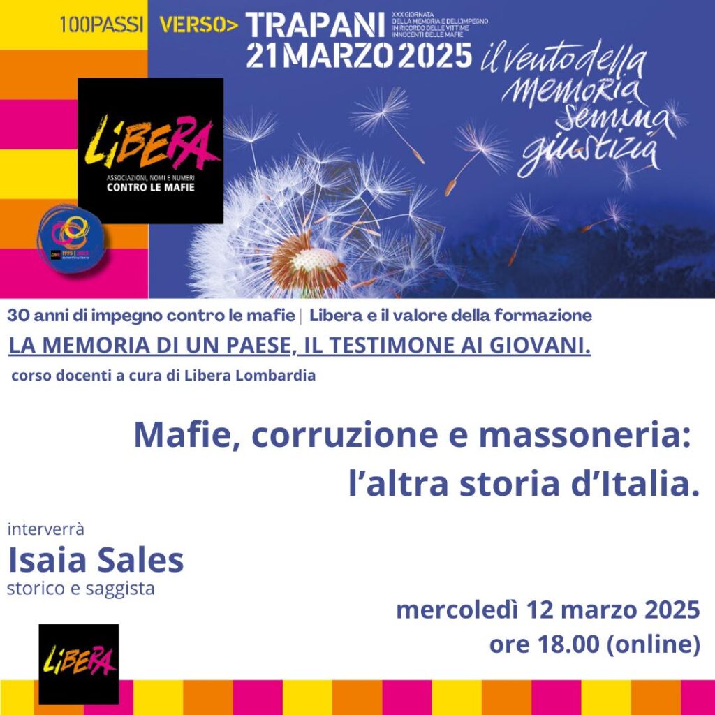 Libera Lombardia 2025 Docenti 05 Isaia Sales