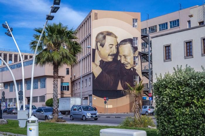 Murales Falcone Borsellino Palermo