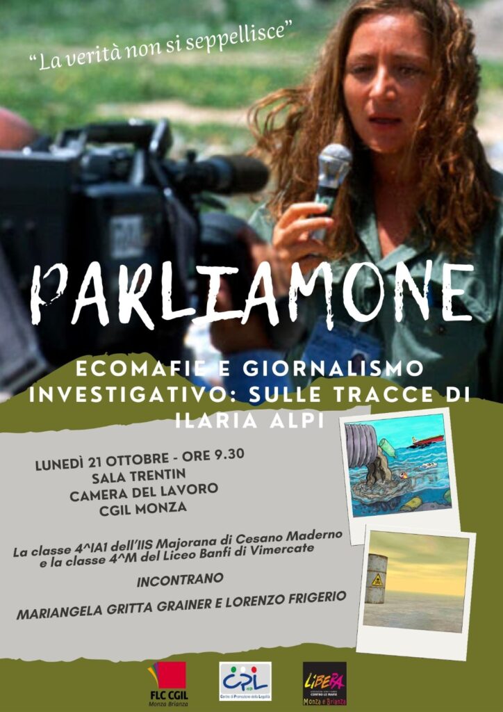Parliamone Ilaria Alpi Monza 21 ottobre