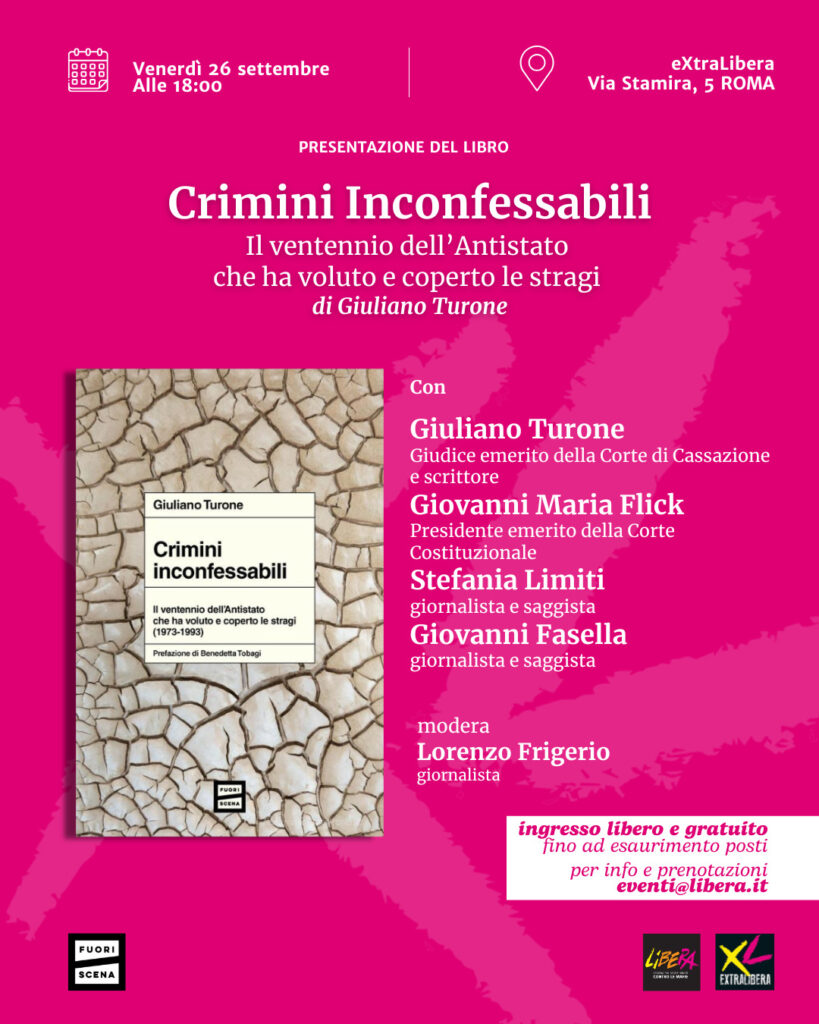 Roma 25 settembre XL Crimini inconfessabili