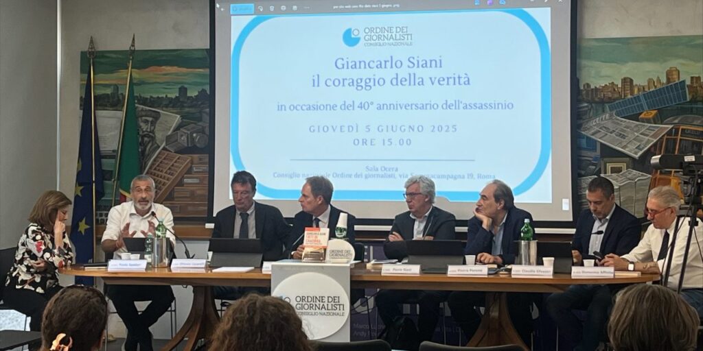 SIANI 5 giugno ODG Roma