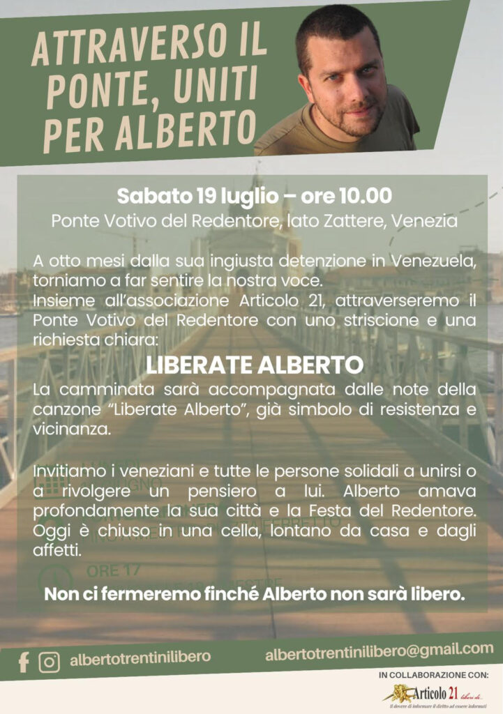 Alberto trentini 17 luglio