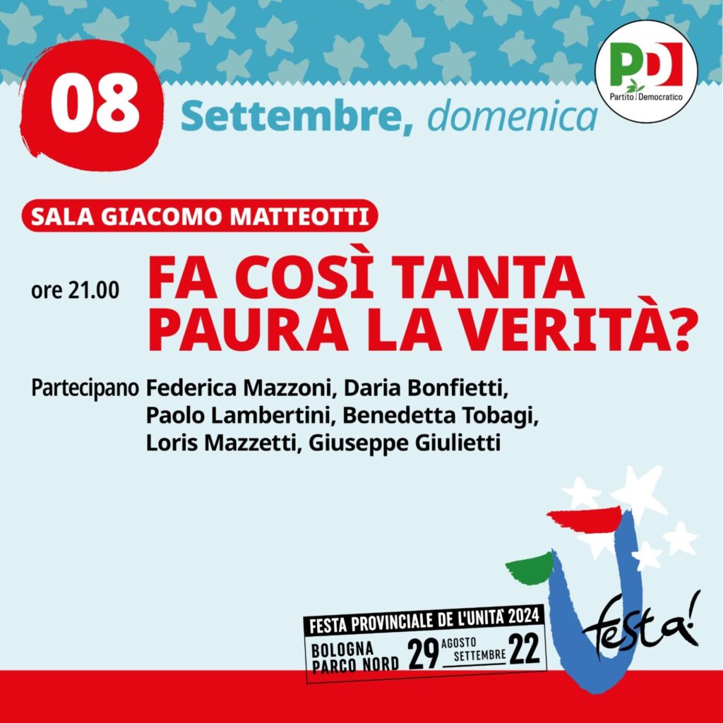 Cover 8 settembre festa unita