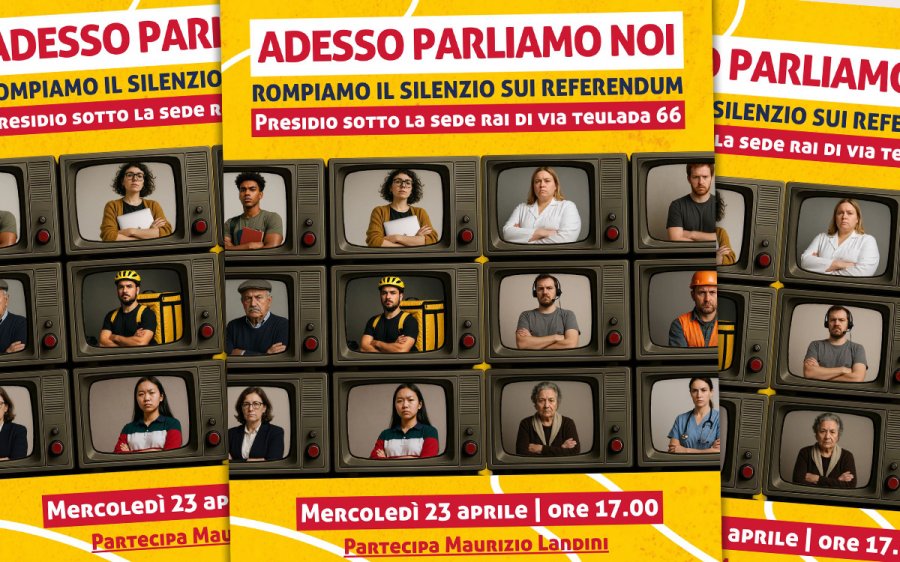 Cover cgil 23 aprile rai