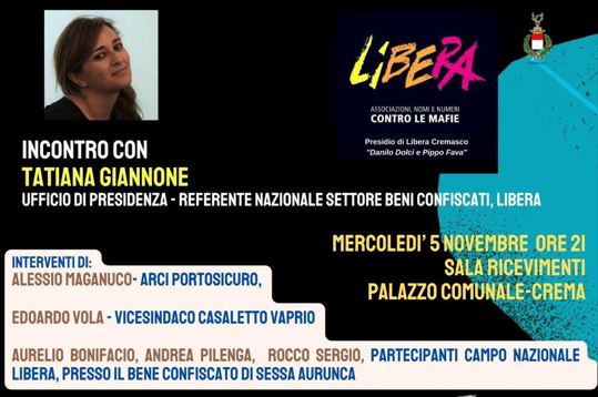 Cover crema 5 novembre