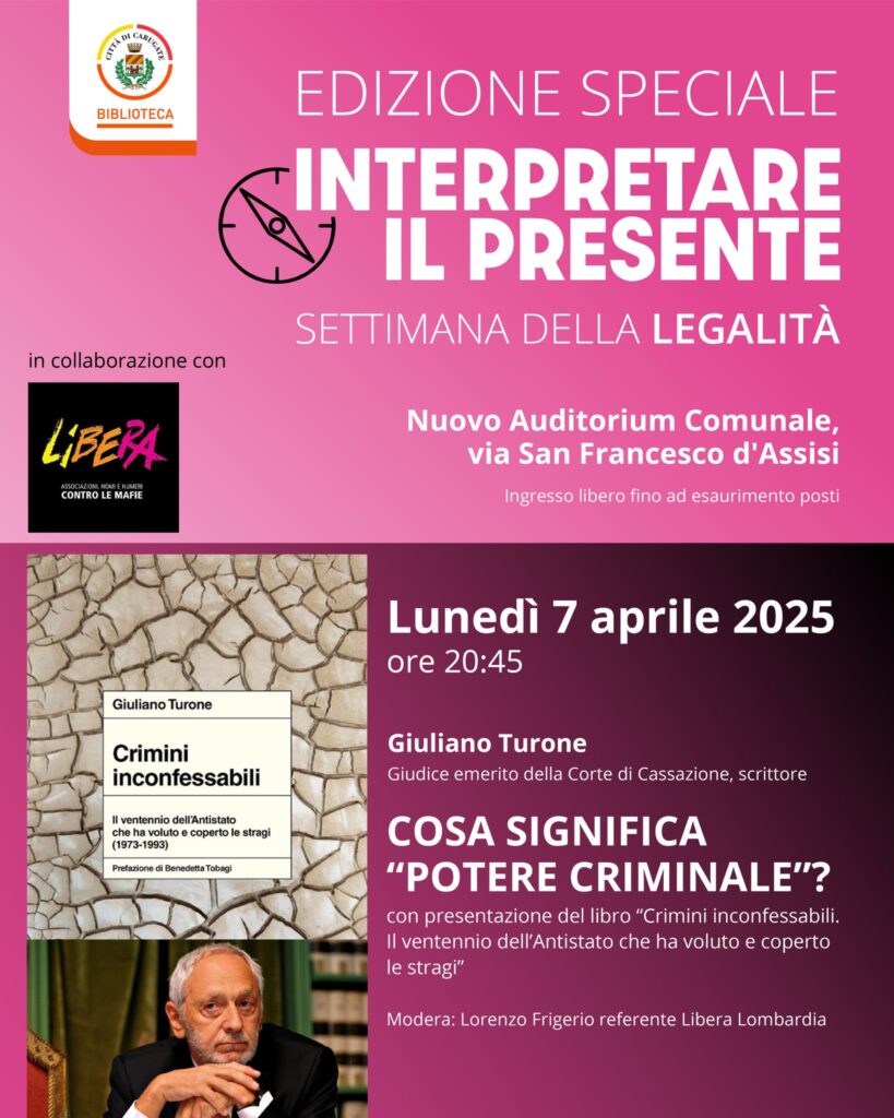 Crimini inconfessabili carugate