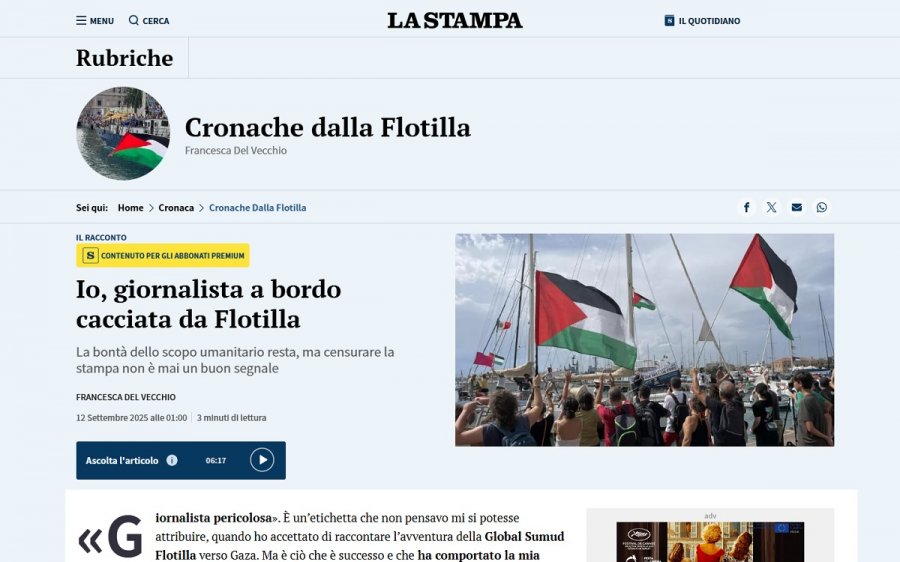 Del vecchio cacciata da Flotilla