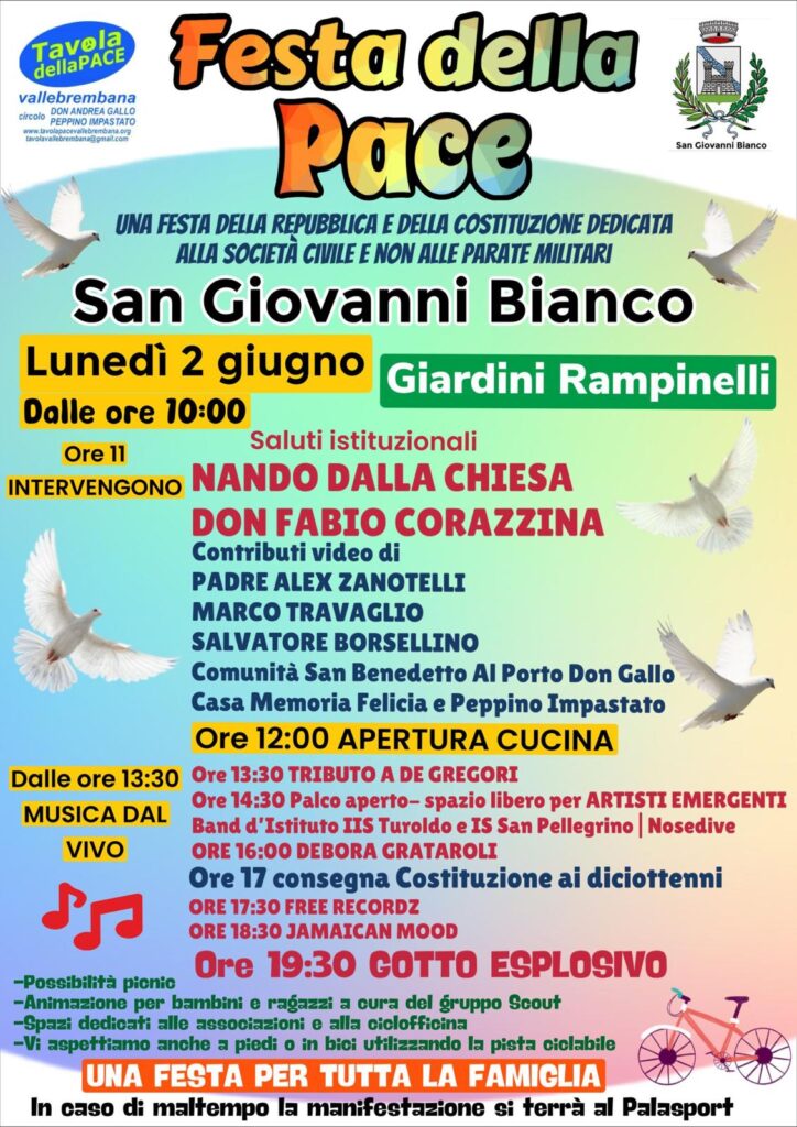 Festa della pace san giovanni bianco