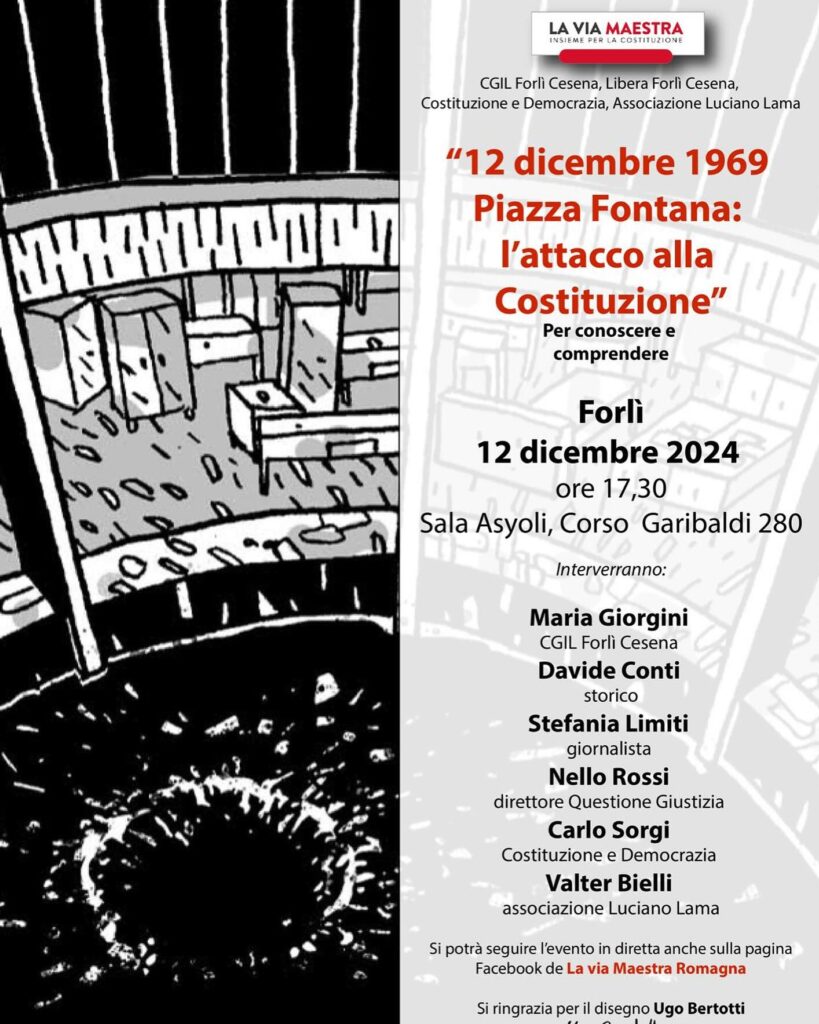 Forli 12 dicembre piazza fontana