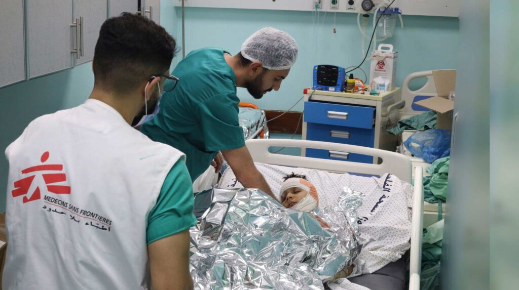 Gaza landing