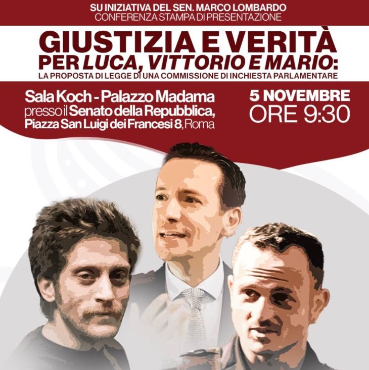 Giustizia e verita per luca mario vittorio
