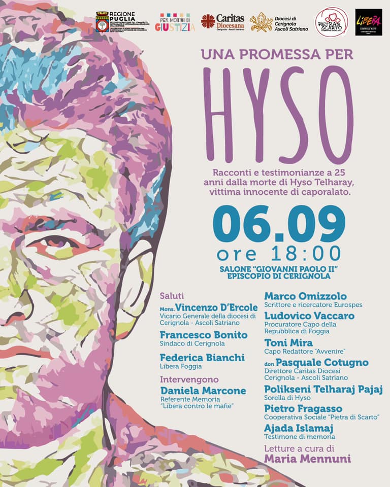 Hyso telaray 6 settembre