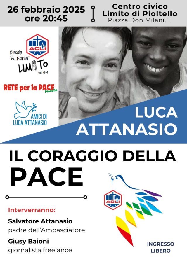Il coraggio della pace acli limito