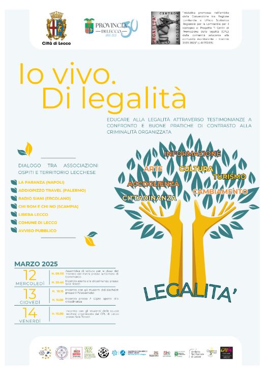 Io vivo di legalita lecco