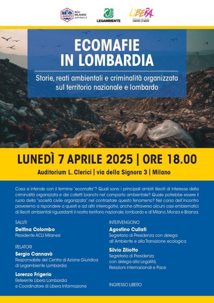 Locandina 7 aprile ecomafie