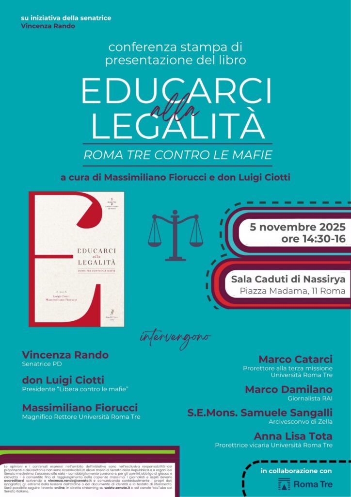 Locandina educarci alla legalita