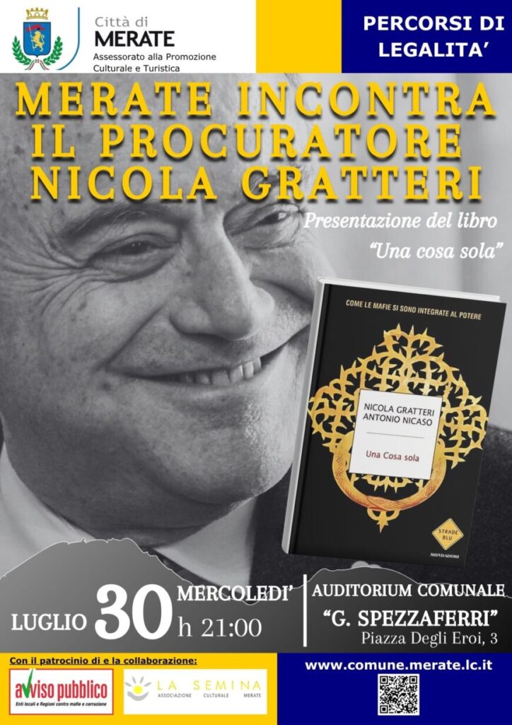 Locandina merate gratteri 30 luglio