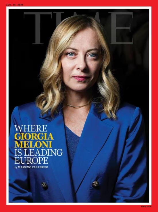 Meloni su “Time”, la destra esulta ma nasconde dubbi e critiche