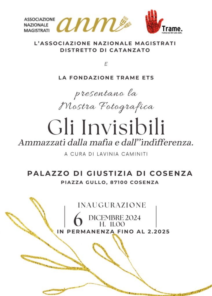 Mostra cosenza gli invisibili