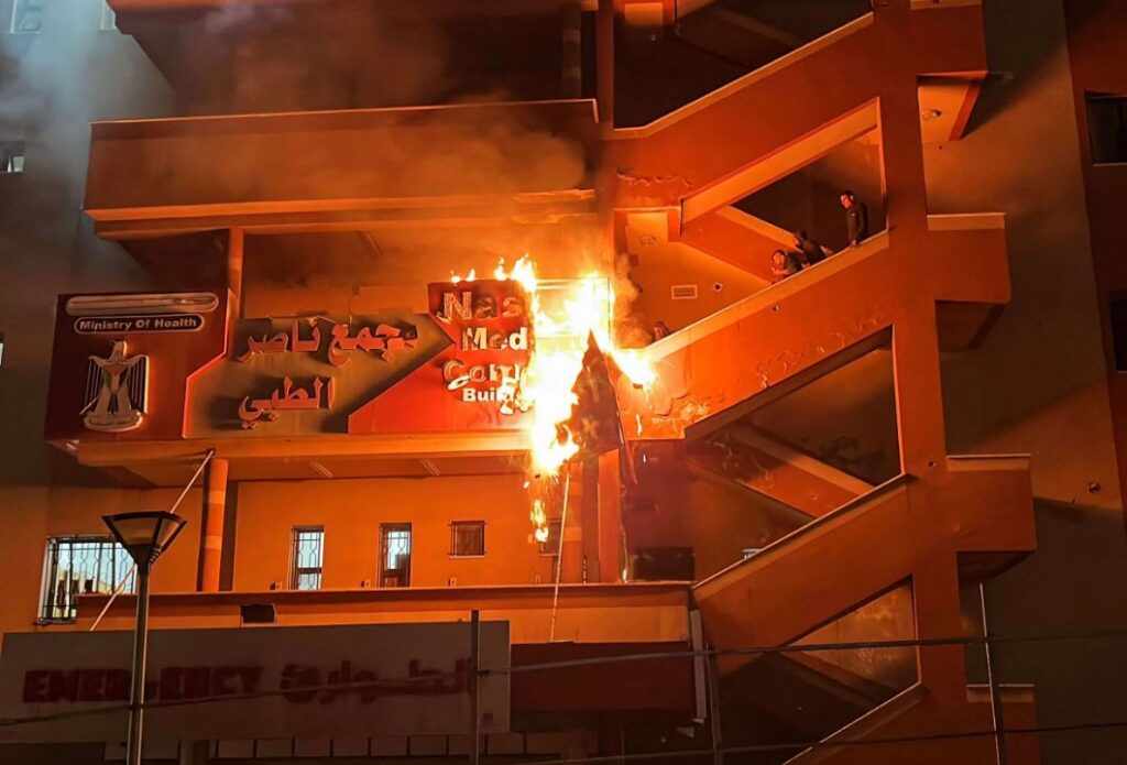 Ospedale bombardato