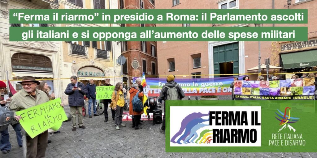 Pace ferma riarmo