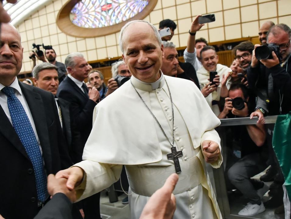 Papa leone giornalisti
