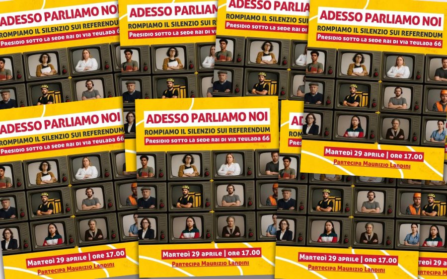 Presidio cgil roma