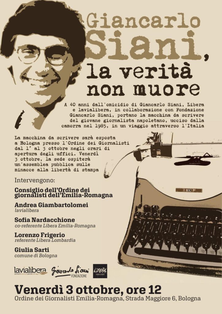 Siani bologna 3 ottobre
