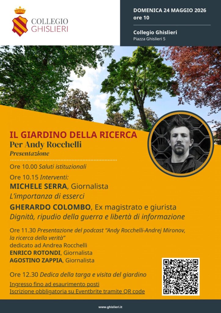 Giardino della Ricerca PV Rocchelli