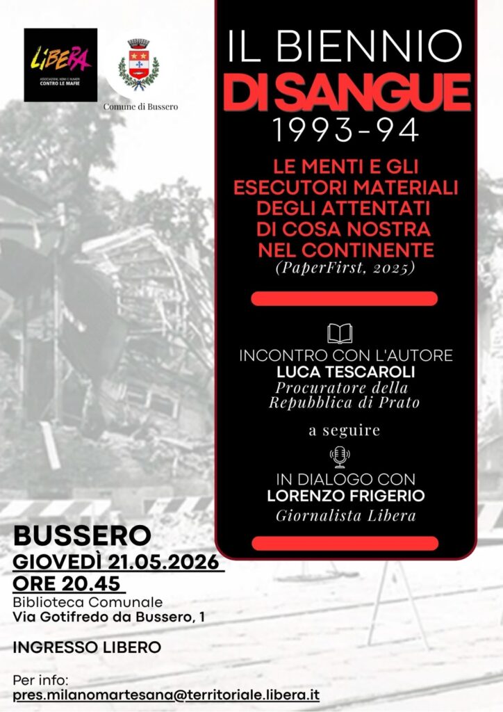 Libera MI 2026 Martesana Bussero Tescaroli