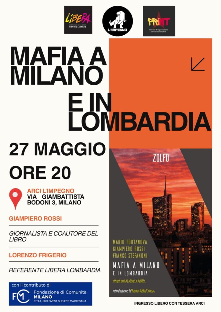 Libera MI 2026 Print L'impegno Mafia a Milano