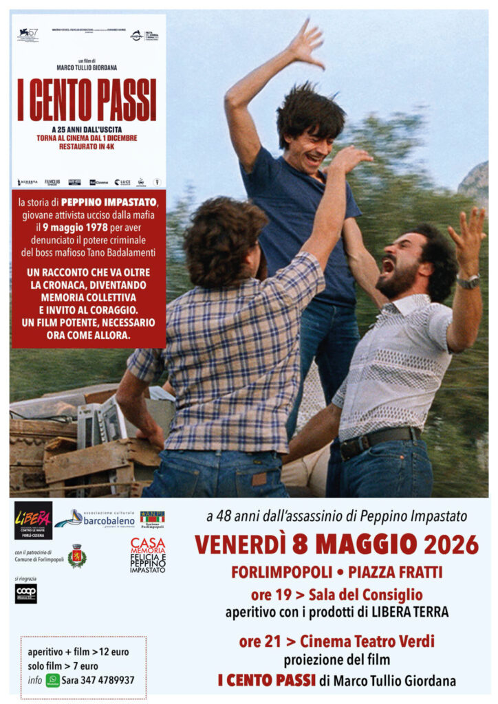 Locandina 100 passi a Forlimpopoli