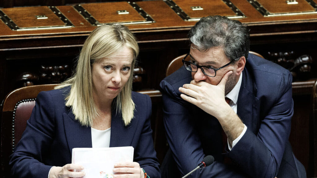 Meloni giorgetti