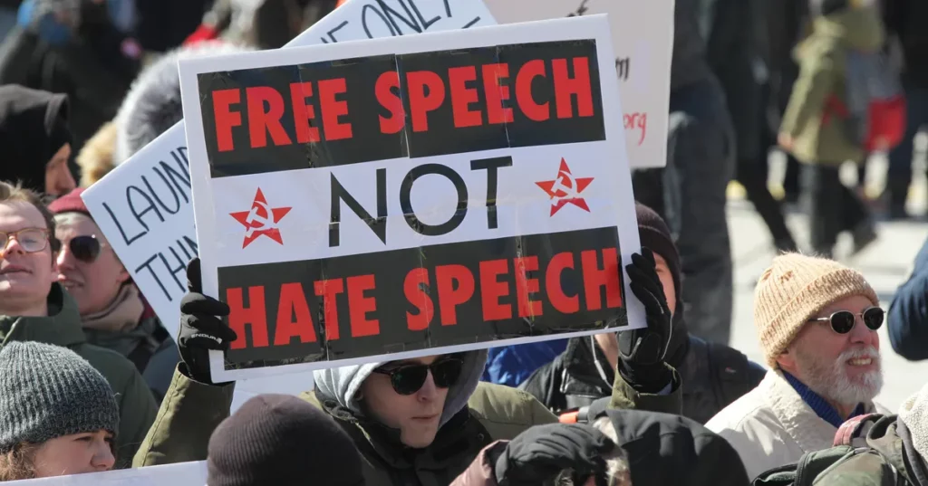 No hate speech